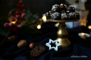 Lanýžové pralinky s oříšky a vanilkovým koňakem | reBarbora's kitchen