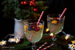 Bílá sangria do skleničky (alko i nealko) | reBarbora's kitchen