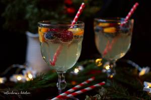 Bílá sangria do skleničky (alko i nealko) | reBarbora's kitchen