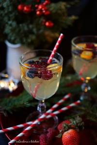 Bílá sangria do skleničky (alko i nealko) | reBarbora's kitchen