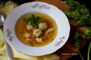 Vývar tak trochu jinak se zeleninovými knedlíčky | reBarbora's kitchen