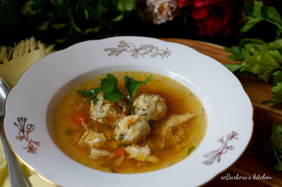 Vývar tak trochu jinak se zeleninovými knedlíčky | reBarbora's kitchen