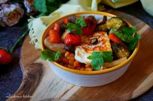 Bowl (miska) s pečenou zeleninou a sýrem haloumi aka budha bowl | reBarbora's kitchen