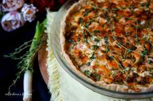 Quiche s uzeným lososem | reBarbora's kitchen