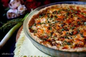 Quiche s uzeným lososem | reBarbora's kitchen