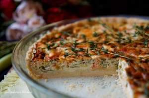 Quiche s uzeným lososem | reBarbora's kitchen