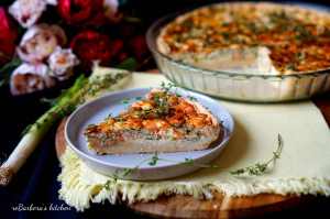 Quiche s uzeným lososem | reBarbora's kitchen