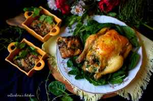 Francouzské mini kuře se špenátovou nádivkou | reBarbora's kitchen