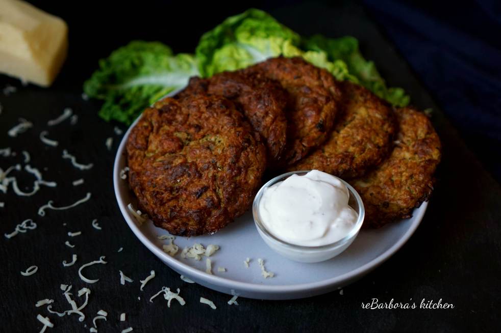 Pečené placičky z květáku a brokolice | reBarbora's kitchen