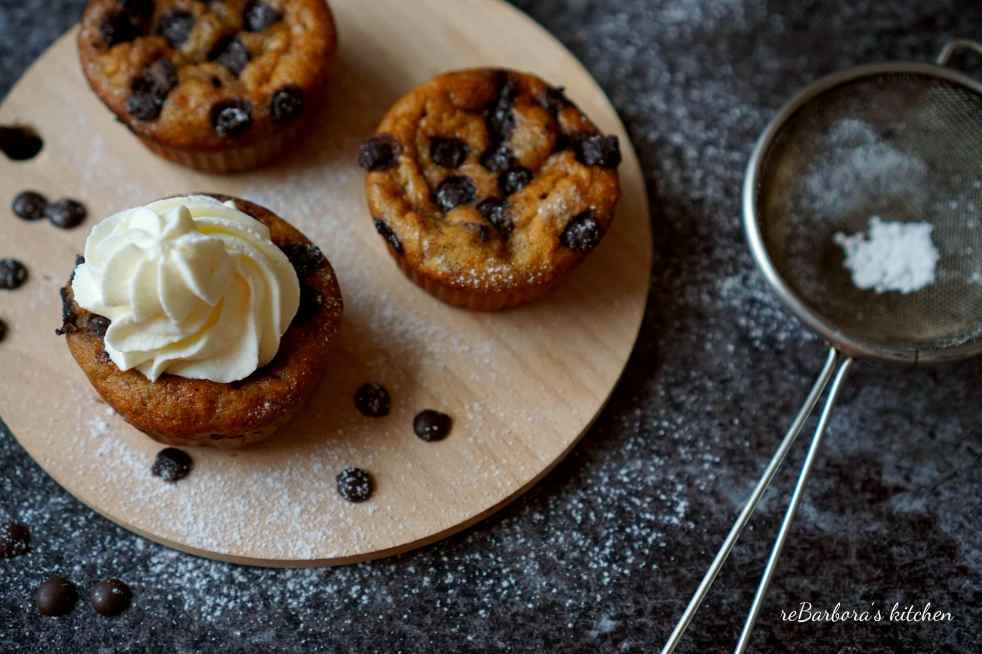 Banánové muffiny s čokoládou | reBarbora's kitchen