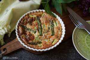 Frittata s chřestem | reBarbora's kitchen