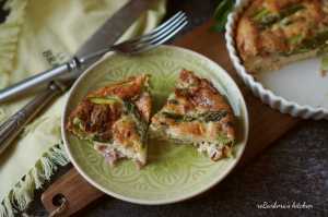 Frittata s chřestem | reBarbora's kitchen