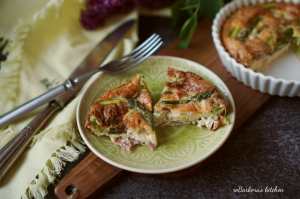 Frittata s chřestem | reBarbora's kitchen