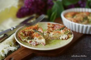 Frittata s chřestem | reBarbora's kitchen