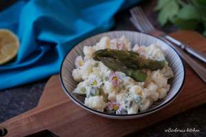 Bramborový salát s chřestem a krevetami | reBarbora's kitchen