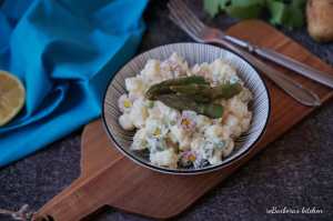 Bramborový salát s chřestem a krevetami | reBarbora's kitchen