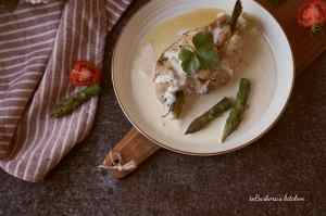 Kuřecí závitky s chřestem a gorgonzolovou omáčkou | reBarbora's kitchen