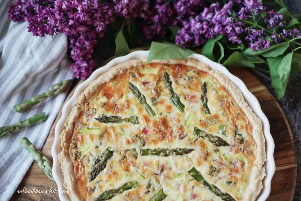 Quiche s chřestem | reBarbora's kitchen