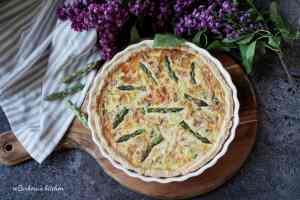 Quiche s chřestem | reBarbora's kitchen