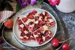 Letní jogurtový koláč s ovocem | reBarbora's kitchen