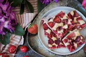 Letní jogurtový koláč s ovocem | reBarbora's kitchen