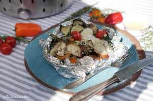 LotusGrill: Treska v papilotě na zelenině s omáčkou beurre blanc | reBarbora's kitchen