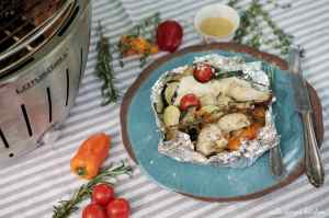 LotusGrill: Treska v papilotě na zelenině s omáčkou beurre blanc | reBarbora's kitchen