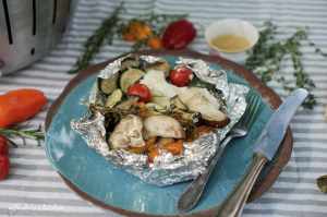 LotusGrill: Treska v papilotě na zelenině s omáčkou beurre blanc | reBarbora's kitchen