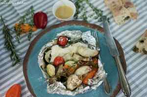 LotusGrill: Treska v papilotě na zelenině s omáčkou beurre blanc | reBarbora's kitchen