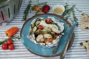 LotusGrill: Treska v papilotě na zelenině s omáčkou beurre blanc | reBarbora's kitchen