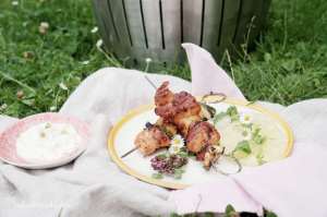 LotusGrill: Kuřecí špízy v marinádě s ananasem a cuketou | reBarbora's kitchen