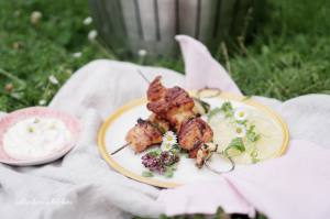 LotusGrill: Kuřecí špízy v marinádě s ananasem a cuketou | reBarbora's kitchen