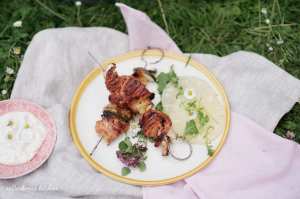 LotusGrill: Kuřecí špízy v marinádě s ananasem a cuketou | reBarbora's kitchen