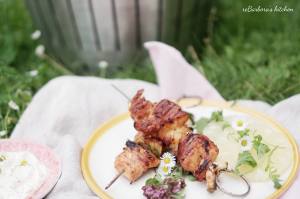 LotusGrill: Kuřecí špízy v marinádě s ananasem a cuketou | reBarbora's kitchen