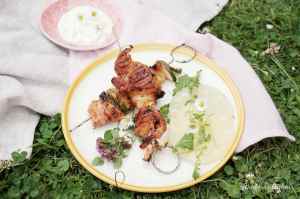 LotusGrill: Kuřecí špízy v marinádě s ananasem a cuketou | reBarbora's kitchen