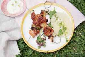 LotusGrill: Kuřecí špízy v marinádě s ananasem a cuketou | reBarbora's kitchen