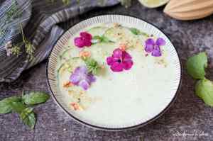 Studená okurková polévka s mátou | reBarbora's kitchen