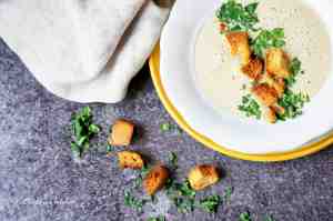 Krémová polévka z pečeného česneku | reBarbora's kitchen