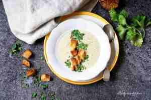 Krémová polévka z pečeného česneku | reBarbora's kitchen