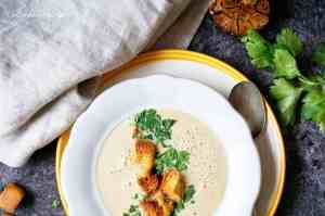 Krémová polévka z pečeného česneku | reBarbora's kitchen