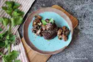 Steak s glazovanými žampiony | reBarbora's kitchen